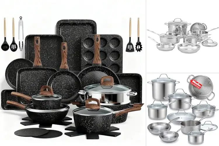 Detailed view of Best Rapid Even Heating Cookware Set