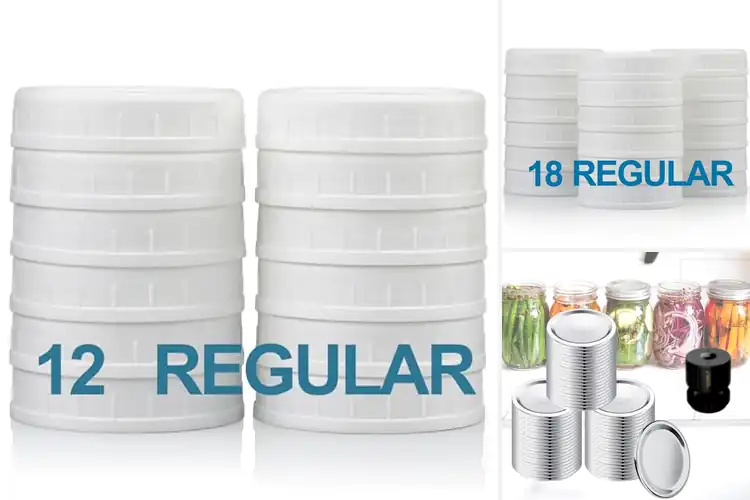 Detailed view of Best Regular Mouth Mason Jar Lids Compatible