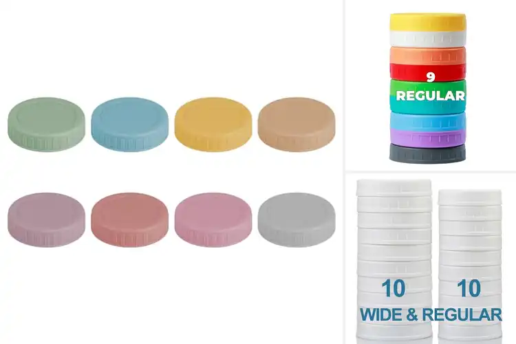 Detailed view of Best Reusable Jar Caps : Spill-Free & Smart Storage