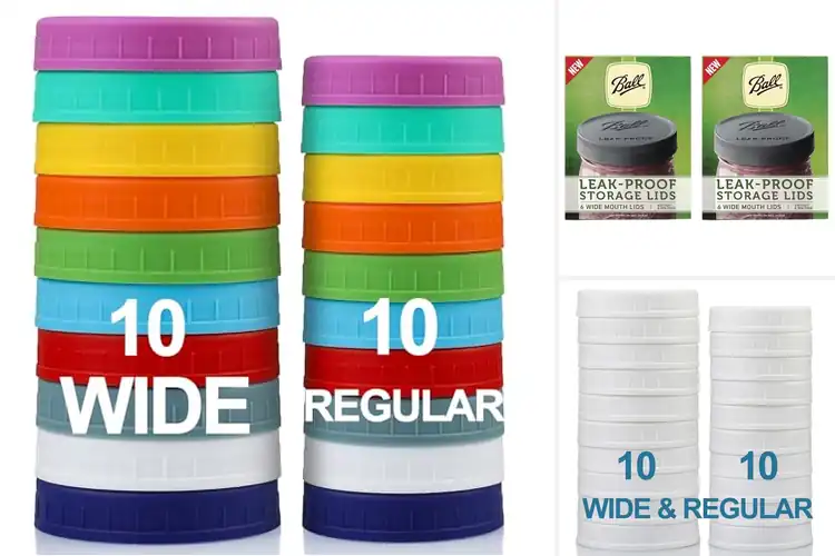 Detailed view of Best Reusable Jar Lids : Seal Freshness, Save Money