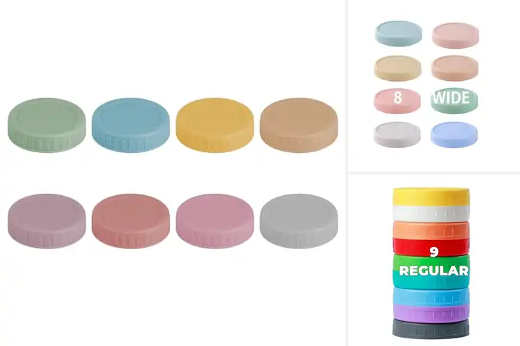 Detailed view of Best Reusable Jar Tops: 10 Picks for Kitchen Organization