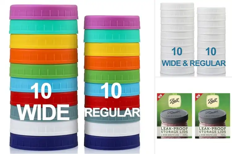 Detailed view of Best Reusable Mason Jar Lids