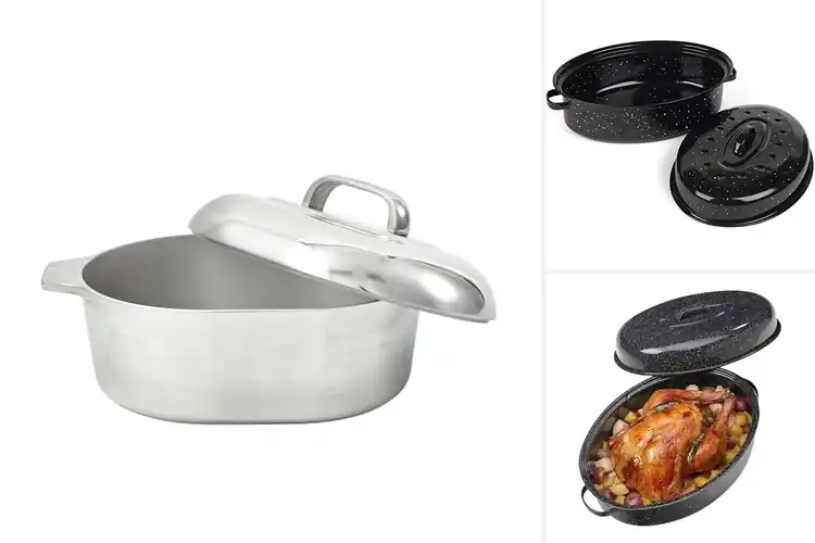 Detailed view of 10 Best Roasting Pots for Juicy, Flavorful Meals