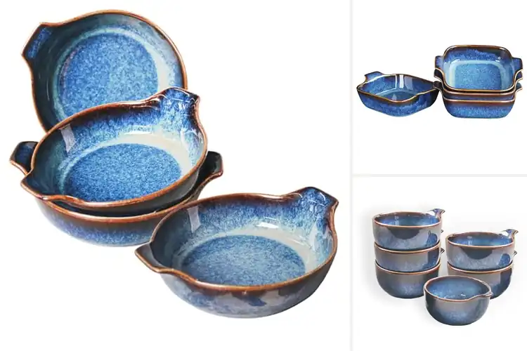 Detailed view of Best Rustic Glaze Au Gratin Dishes