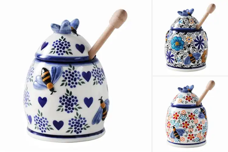 Detailed view of 10 Best Rustic Honey Dippers to Sweeten Your Table