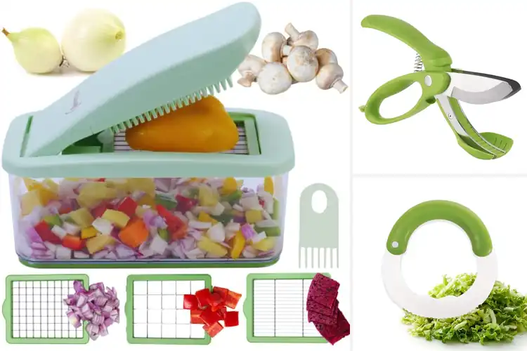Detailed view of 10 Best Salad Cutters for Fresh, Fast & Easy Prep