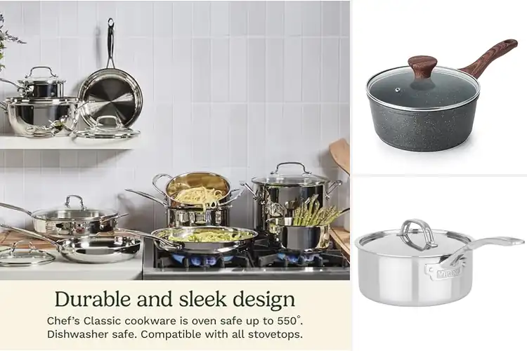 Detailed view of 10 Best Saucepans: Stick-Free Bliss for Sauce Lovers