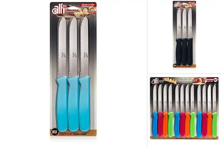 Detailed view of 10 Best Serrated Brunch Knives for Effortless Cutting and Serving