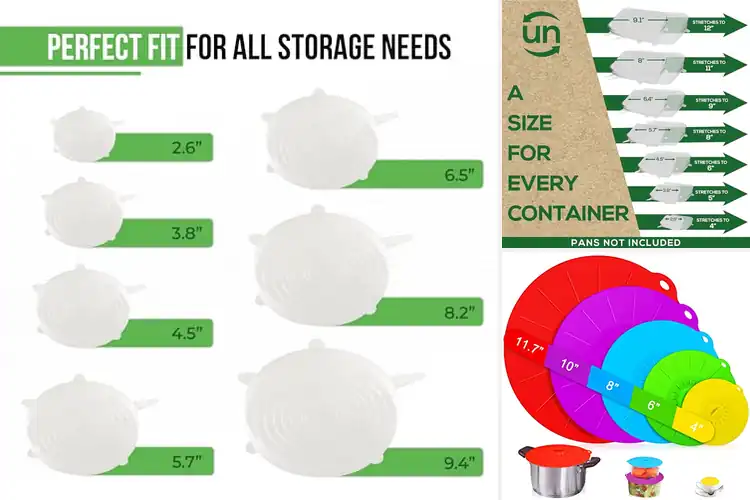 Detailed view of 10 Best Silicone Dish Covers: Keep Food Fresh & Save Money
