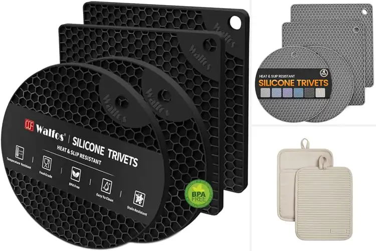 Detailed view of 10 Best Silicone Hot Pads: Safest Non-Slip Picks for Kitchens