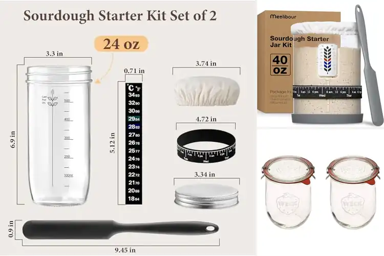 Detailed view of 10 Best Sourdough Starter Jars: Boost Your Baking Game