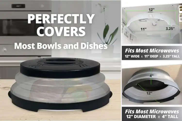 Detailed view of 10 Best Space Saving Microwave Covers: Minimize Messes