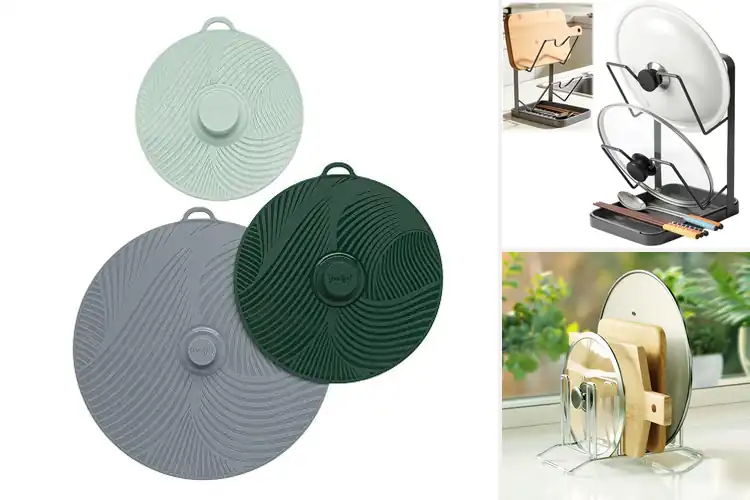 Detailed view of Best Space Saving Pot Lids to Declutter Your Kitchen Fast