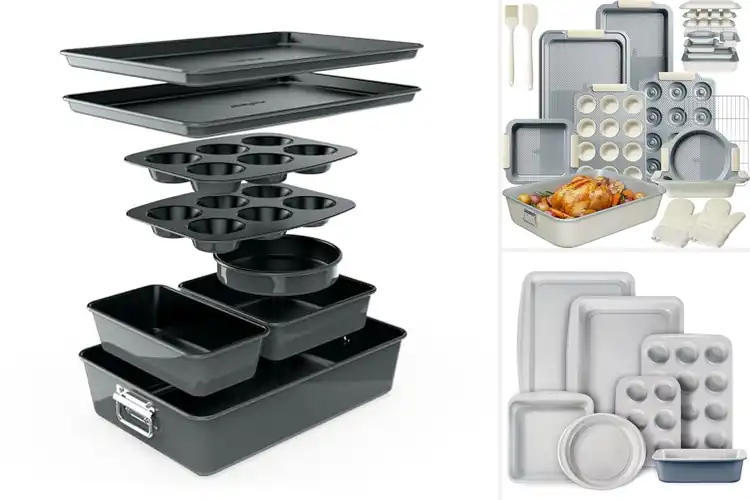 Detailed view of Best Stackable Bakeware Set