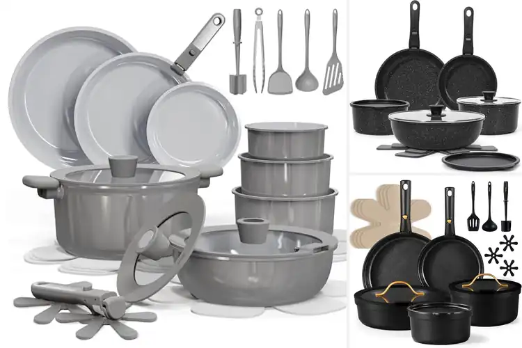 Detailed view of Best Stackable Cookware With Removable Handles