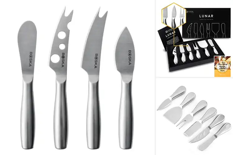 Detailed view of 10 Best Stainless Steel Cheese Knife Sets for Effortless Cuts