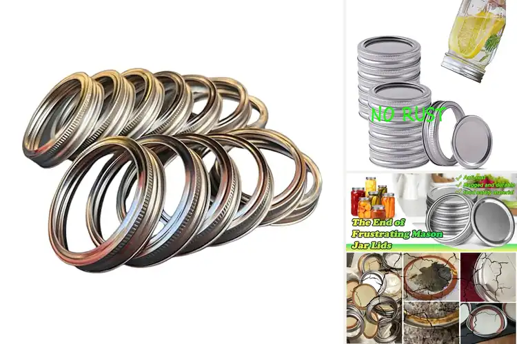 Detailed view of Best Stainless Steel Lids And Bands For Mason Jars