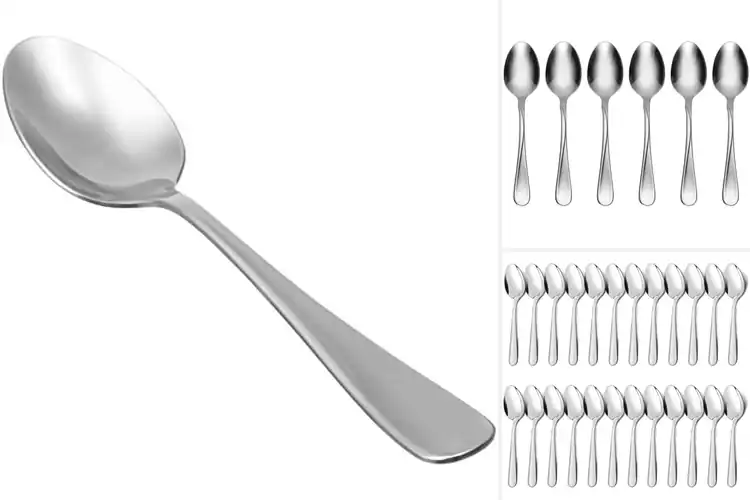 Detailed view of 10 Best Stainless Steel Spoons for Stylish Dining