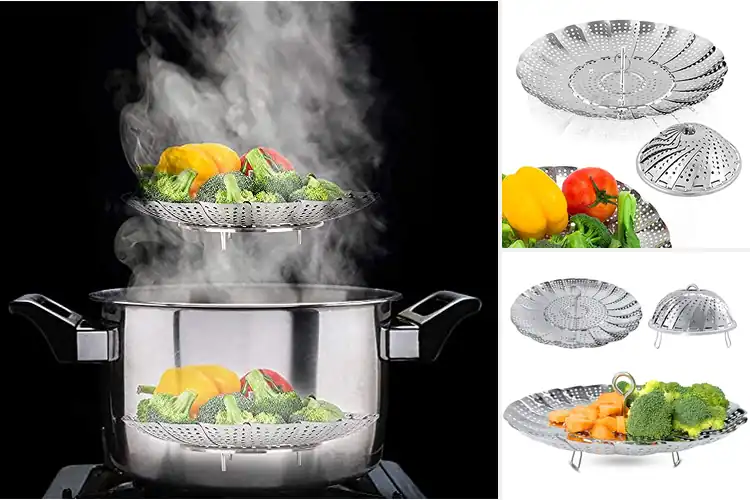 Detailed view of 10 Best Stainless Steel Steamer Baskets: Easy Healthy Meals