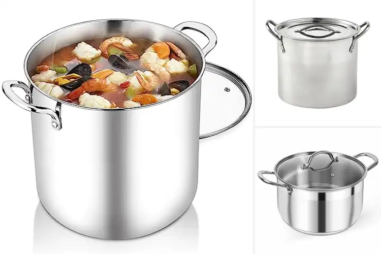 Detailed view of Best Stock Pots: Top 10 Picks for Effortless Cooking