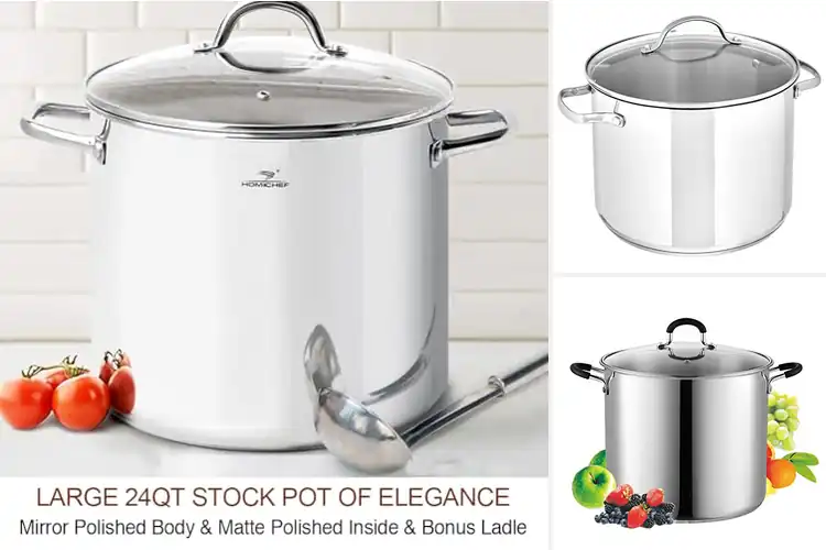Detailed view of 10 Best Stockpots with Lids: Top Picks for Everyday Cooking