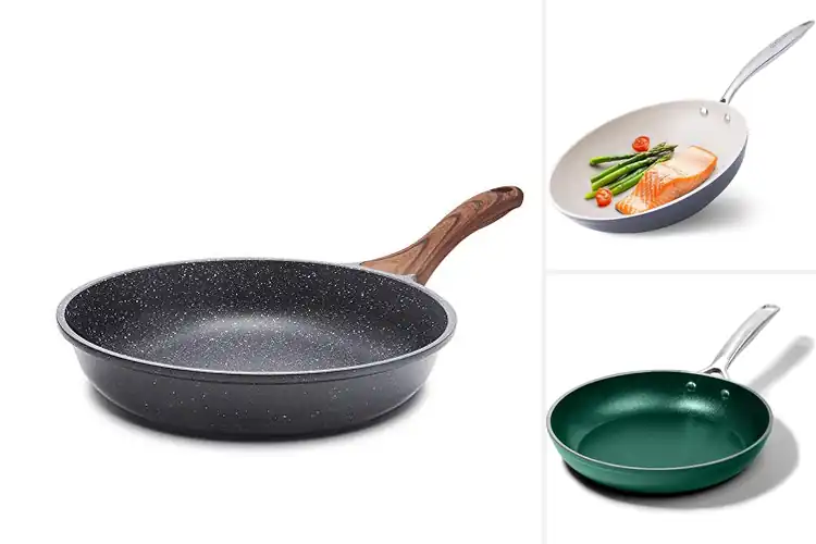 Detailed view of 10 Best Stone Coating Pans for Easy, Healthy Cooking