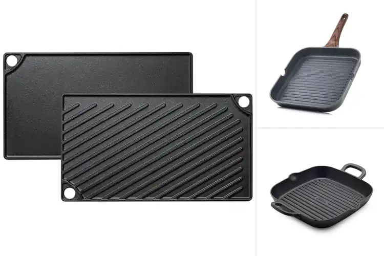 Detailed view of Best Stovetop Oven Grill Skillet: Grill Indoors