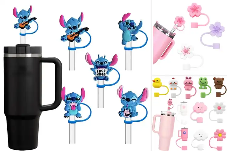 Detailed view of 10 Best Straw Toppers for Fresh, Fun Sipping