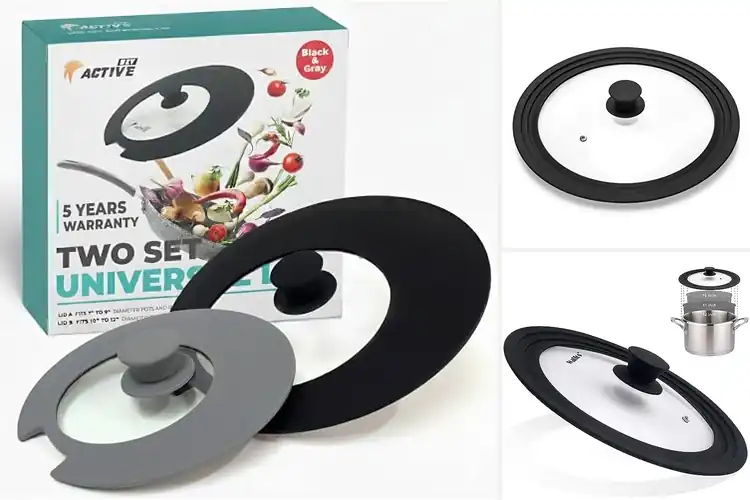 Detailed view of Best Universal Lids For 10 Inch 11 Inch 12 Inch Pans