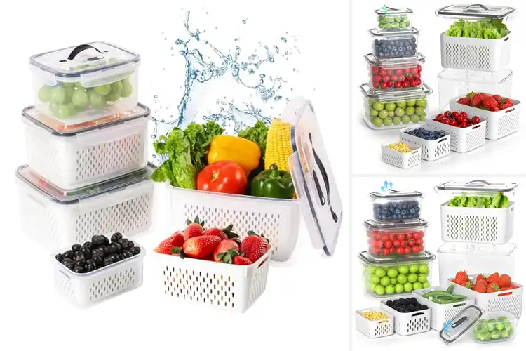 Detailed view of 10 Best Vented Colanders: Keep Produce Fresh Longer