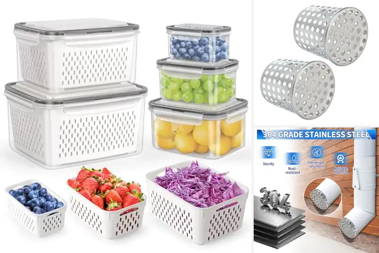 Detailed view of 10 Best Vented Strainers: Keep Greens Crisp & Fresh Longer