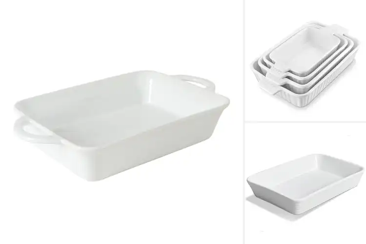 Detailed view of Best White Rectangular Bakeware