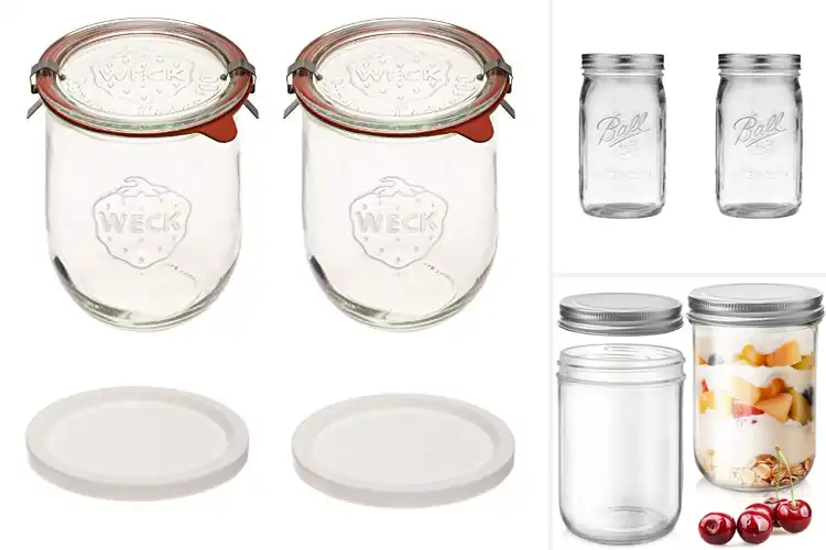 Detailed view of Best Wide Mouth Glass Jars
