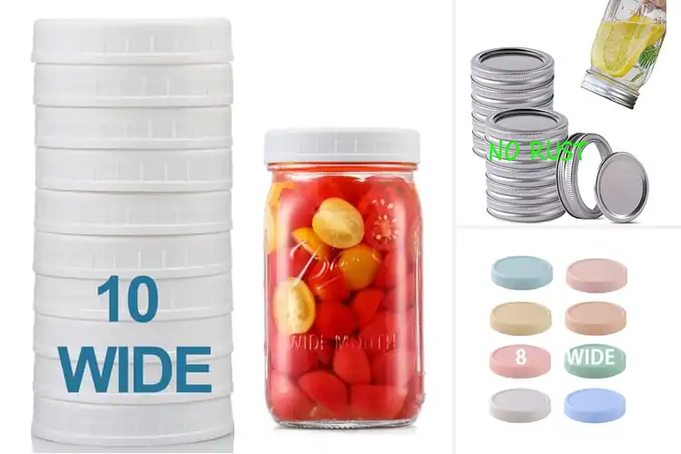 Detailed view of Best Wide Mouth Lids For Ball Kerr Mason Jars